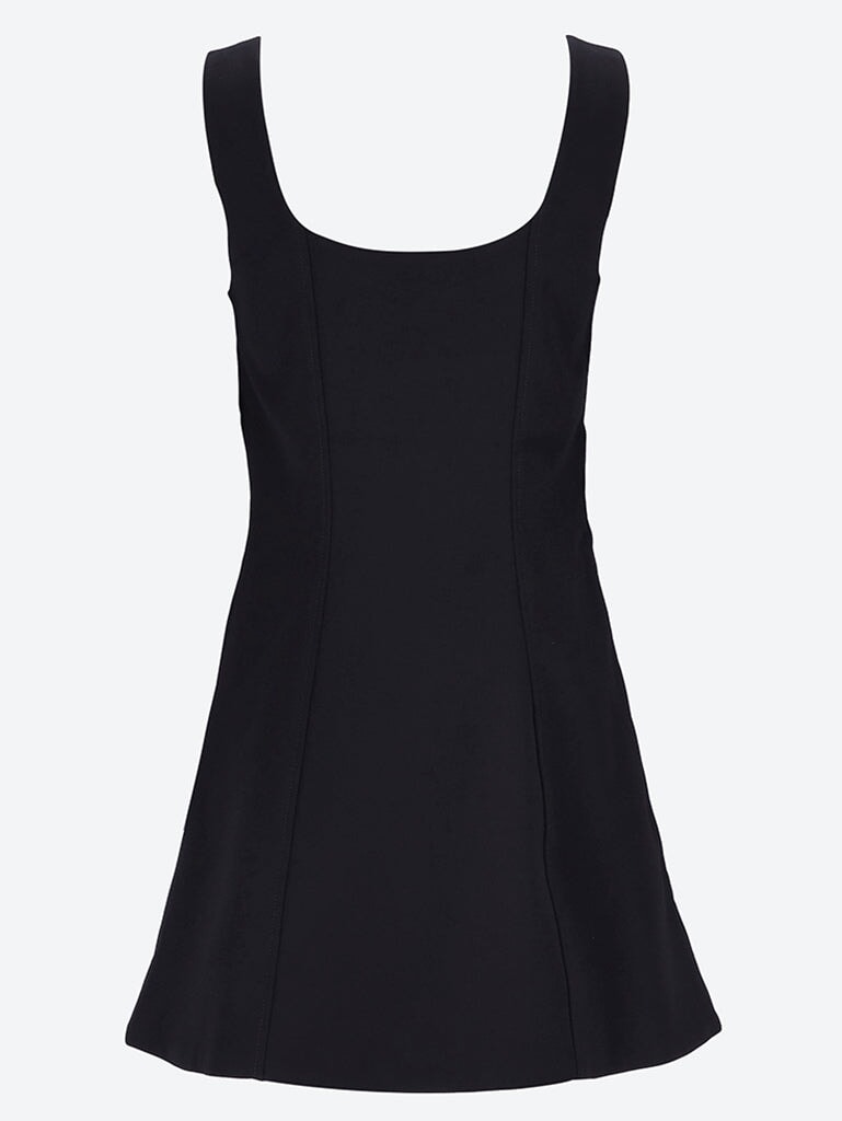 Bonded crepe mini dress 2