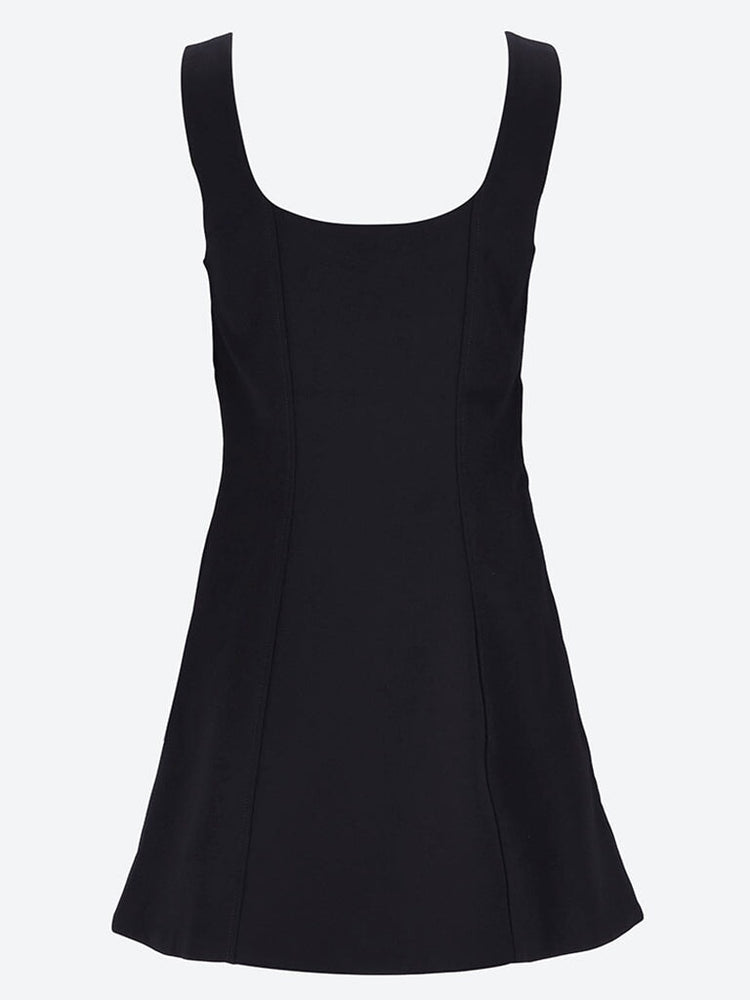 Bonded crepe mini dress 2