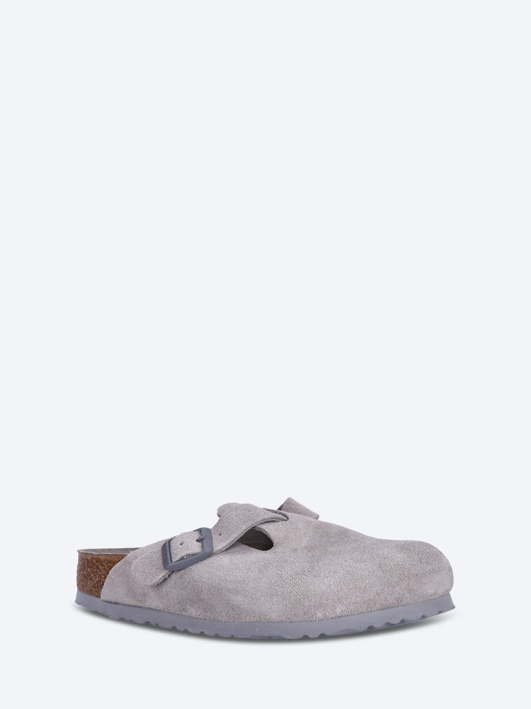 Boston soft footbed suede leather unisex slippers 2