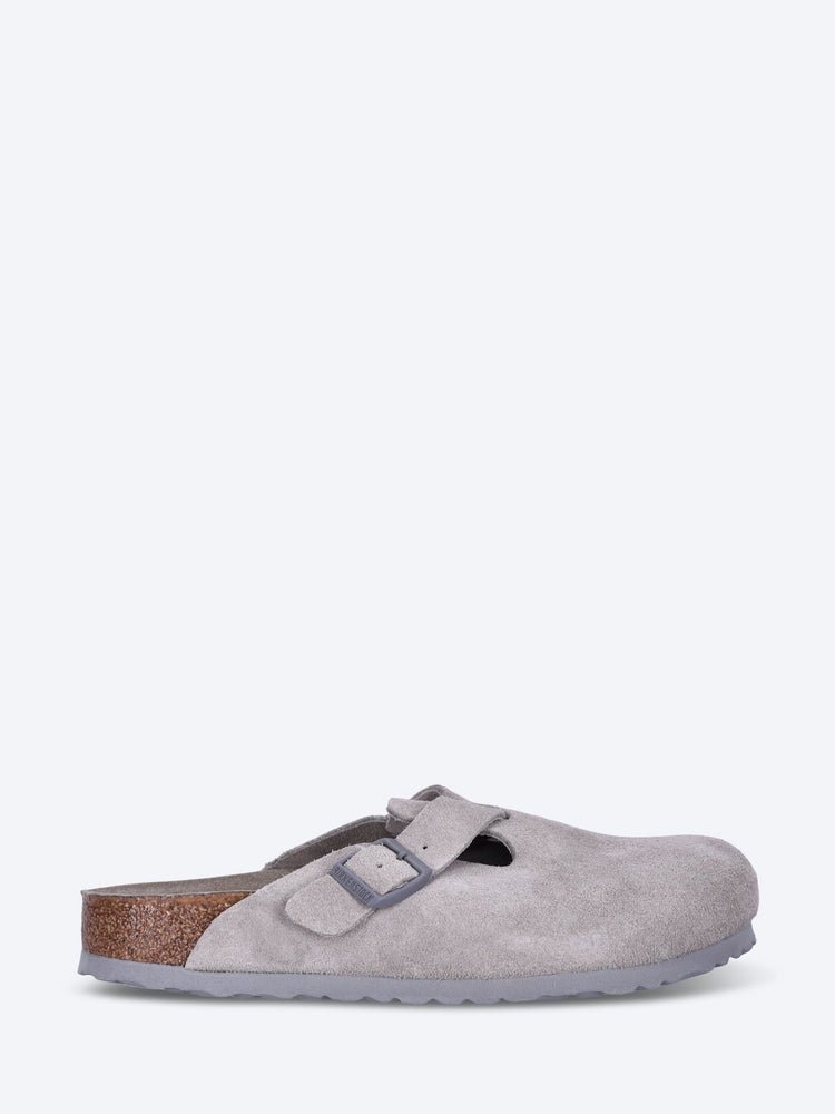 Boston soft footbed suede leather unisex slippers 1
