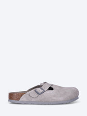 Boston soft footbed suede leather unisex slippers ref: