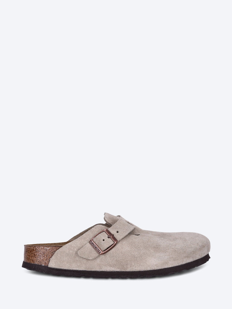 Boston suede leather unisex slippers 1