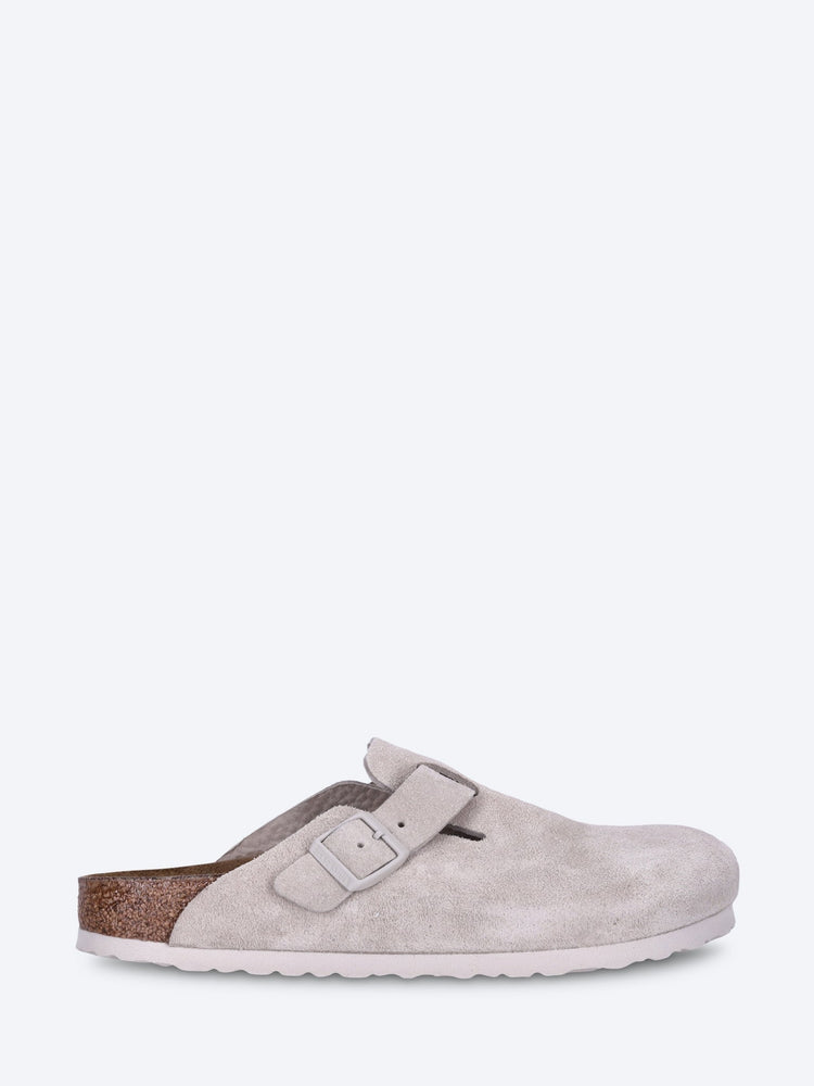 Boston suede leather unisex slippers 1