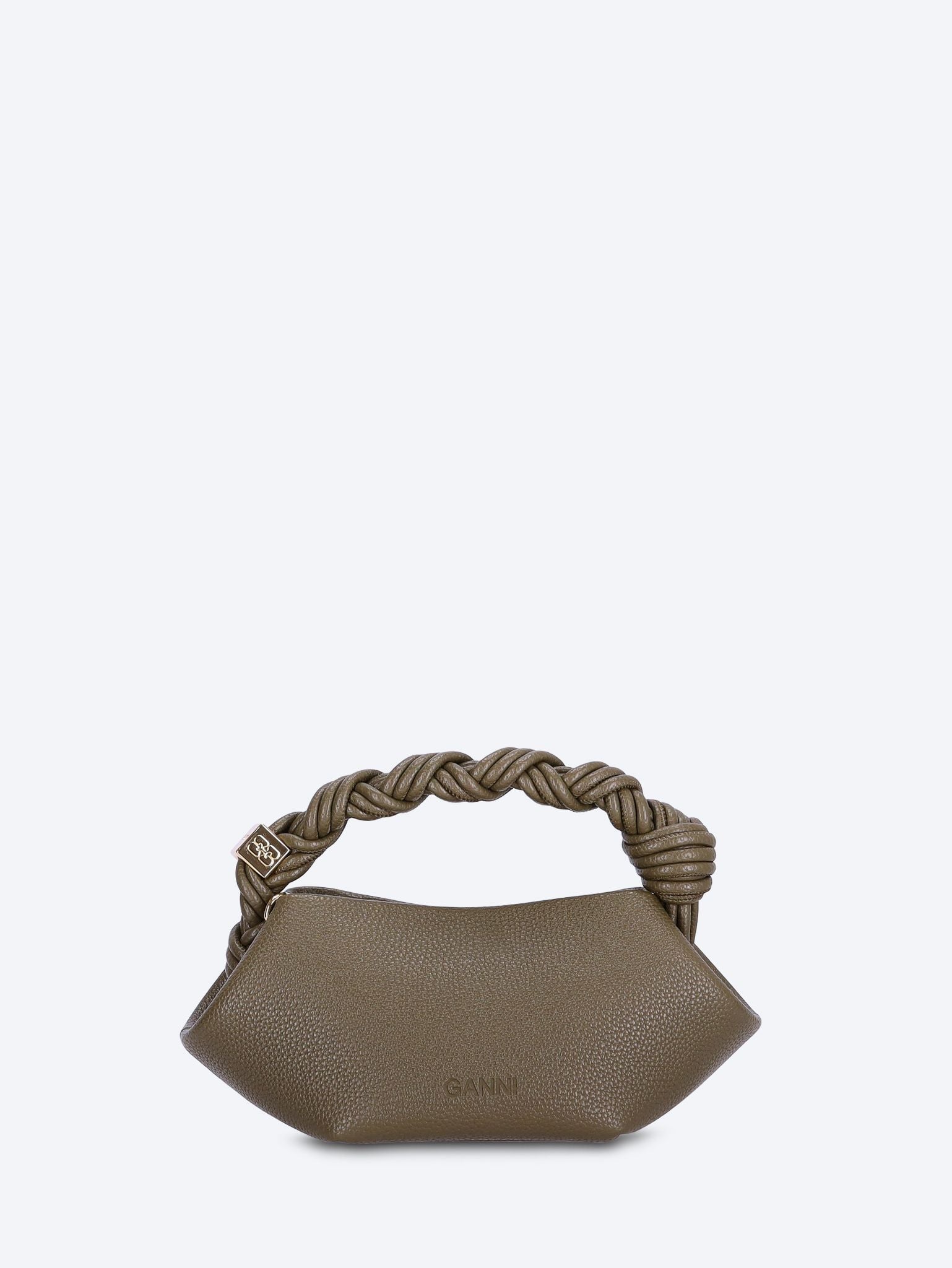 Bou Mini-Handtasche aus genarbtem Leder 4