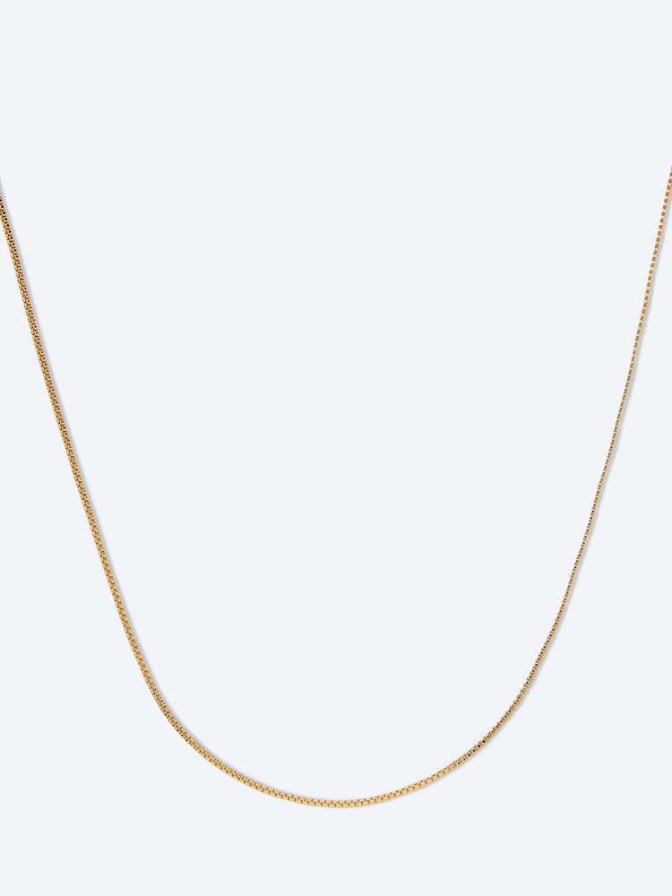 Kastenkette 50 cm Gold 1