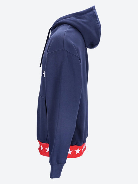 Boxy fit hoodie with pocket base
