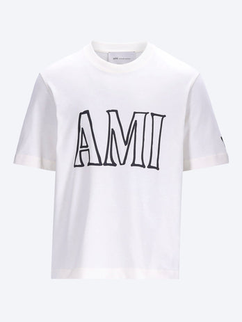 T-shirt à manches courtes coupe carrée