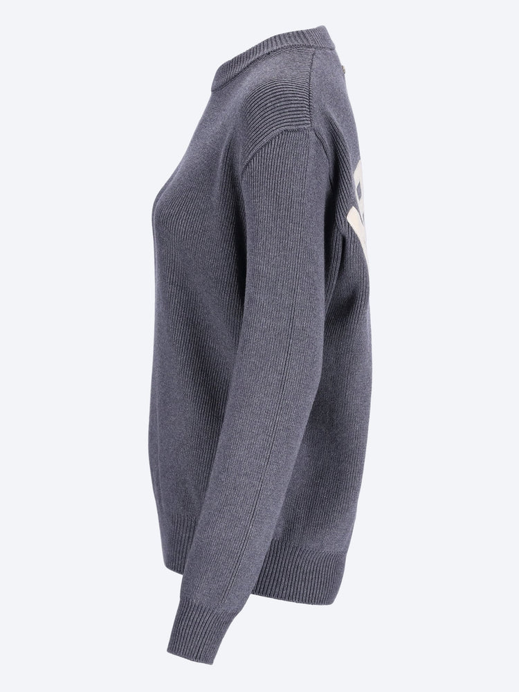 Boyfriend crewneck logo sweater 2