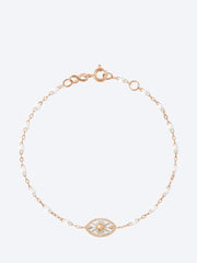 Armband Karma oder Rose Resine Blanche 17 cm ref: