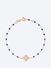 Armband Glücksbringer Trefle Diam oder Rose Prusse 17 cm ref: