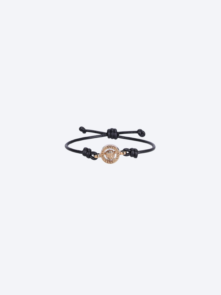 Bracelet metal leather 1