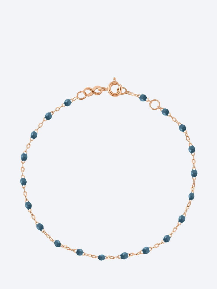 Bracelet or rose bleu celeste 17cm 1