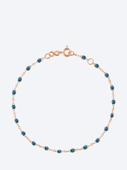 Bracelet or rose bleu celeste 17cm ref: