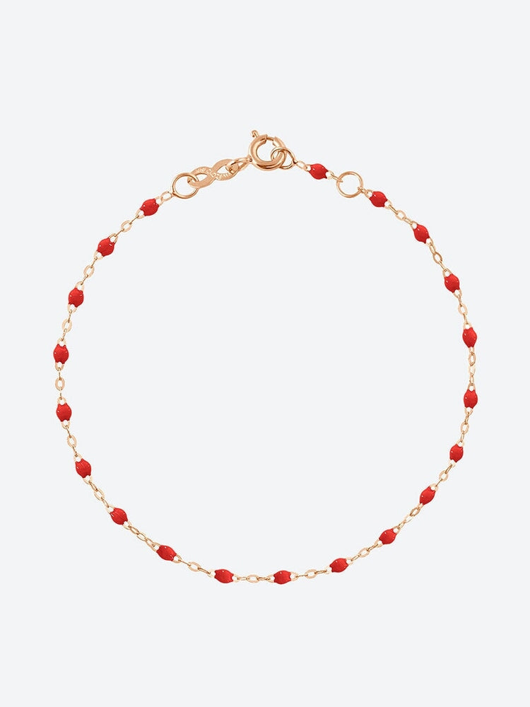 Bracelet ou coquelicot rose 17 cm 1