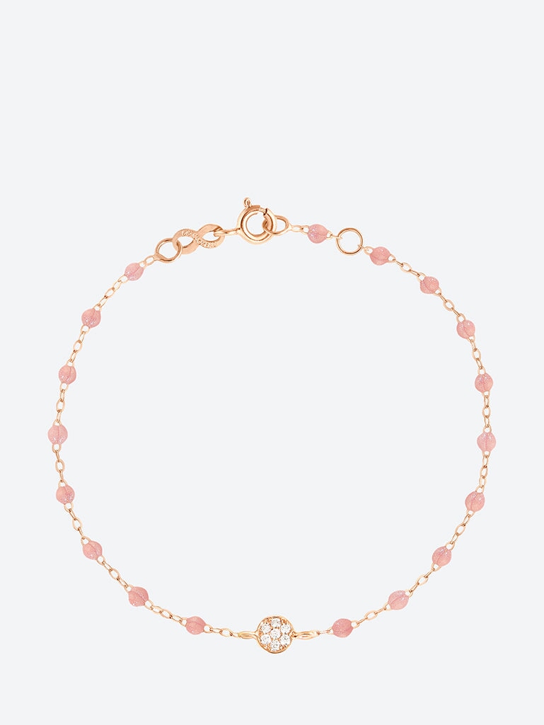 Bracelet or rose diamant puce blush 1