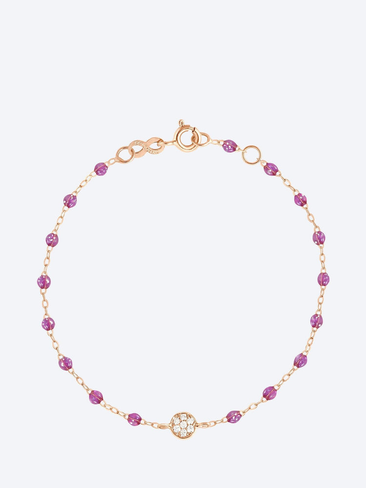 Armband oder rosa Diamant-Puce-Harz-Galaxie 17 cm 1