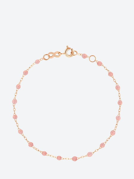 Bracelet or rose resine blush