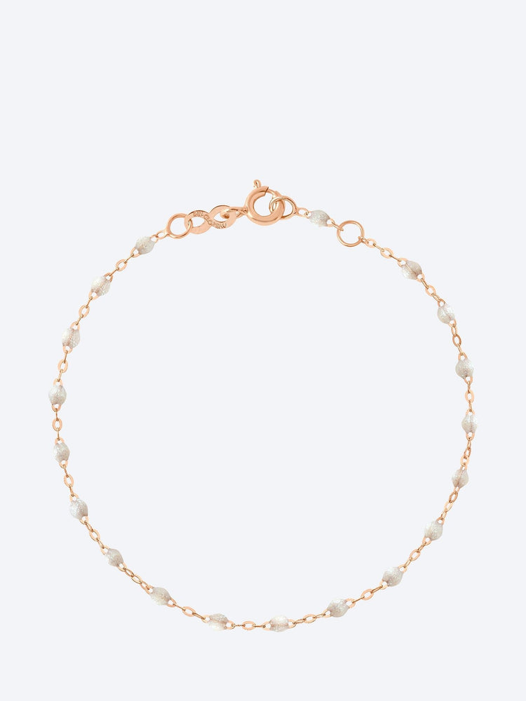 Bracelet ou opale résine rose 17 cm 1