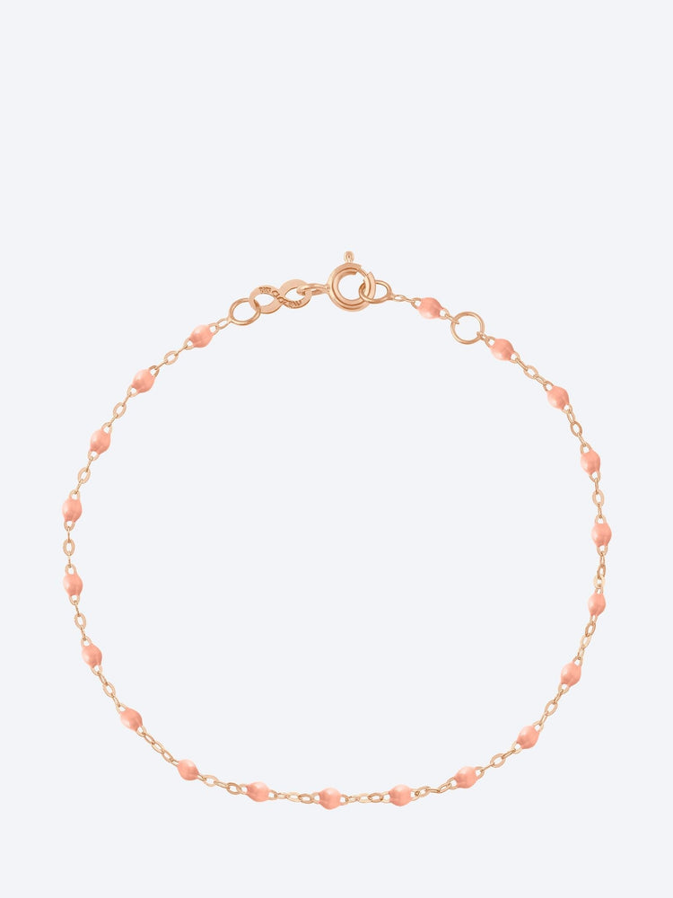 Armband aus rosafarbenem Harz, Saumon, 17 cm 1