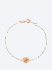 Armband Trefle Lumiere Diamant oder Rose Jade 17 cm ref:
