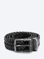 Braided leather belt ref: