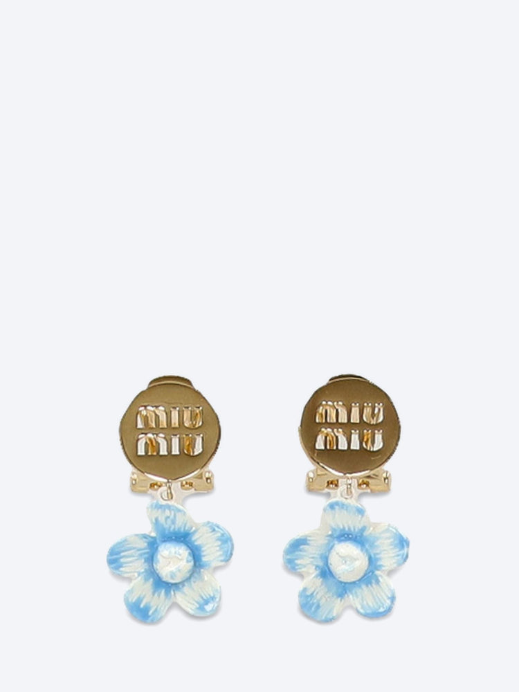 Boucles d'oreilles en laiton avec ornementation 1