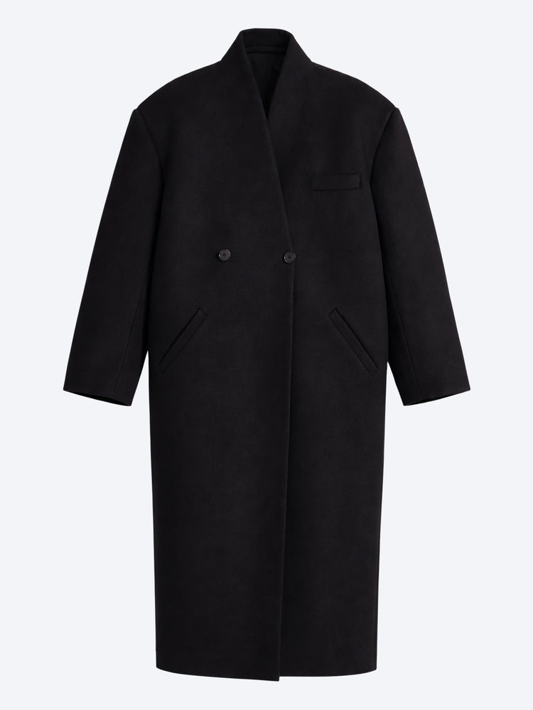 Manteau sans col Brea 1