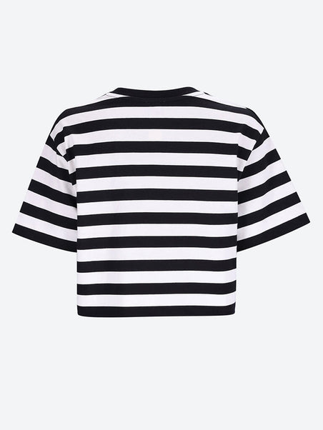 Breton stripe cropped t-shirt