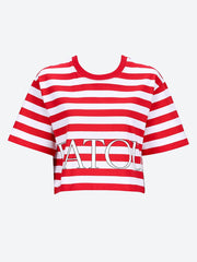 Breton stripe cropped t-shirt ref: