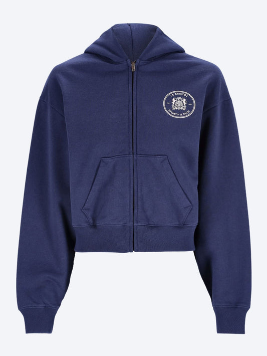  Bristol crest 100th cropped hoodie MEN-CLOTHING HOODIES SPORTY AND RICH SMETS