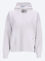Kapuzenpullover mit Brosche ref: