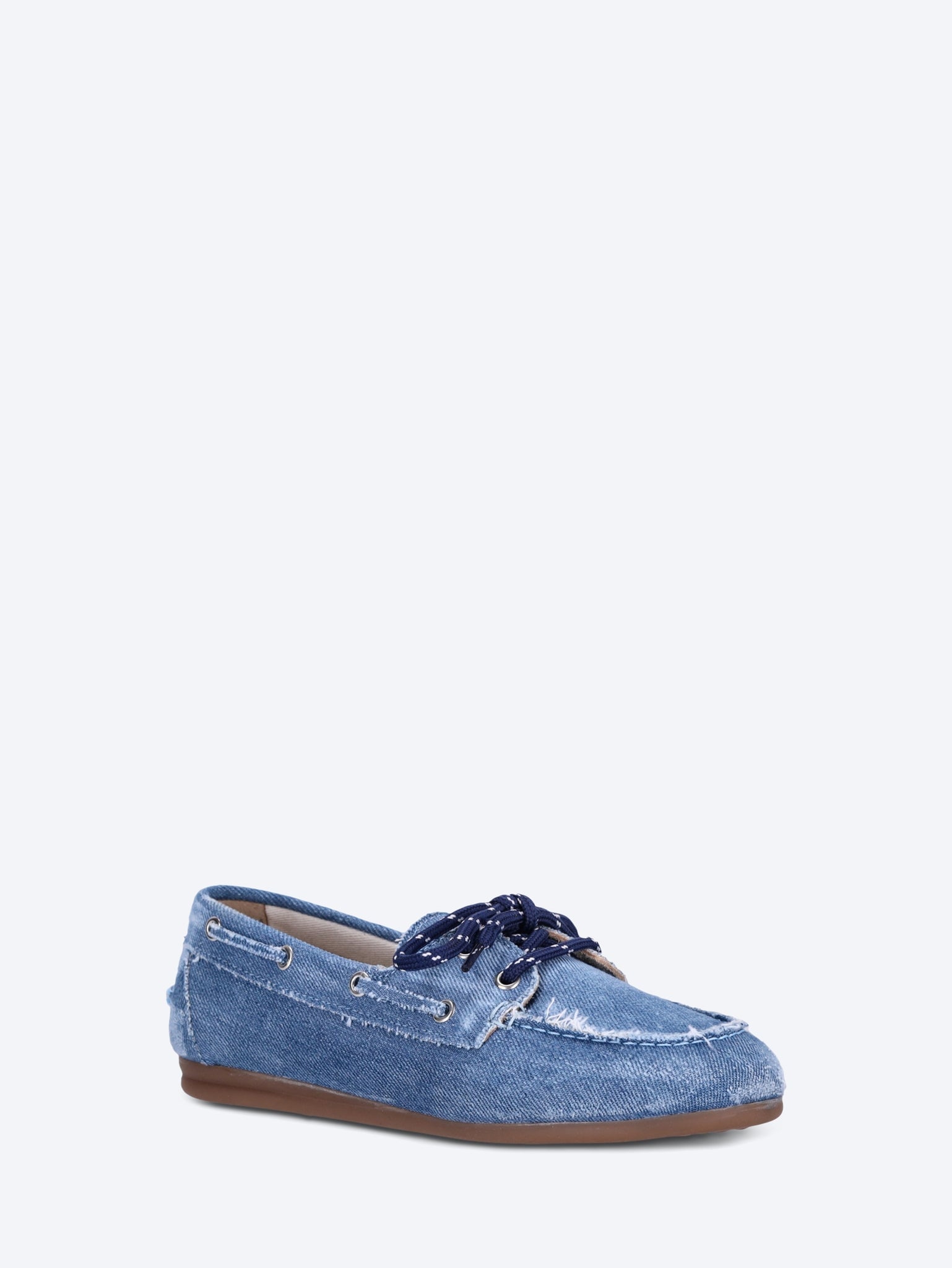 Boots-Loafer aus gebürstetem Denim 7