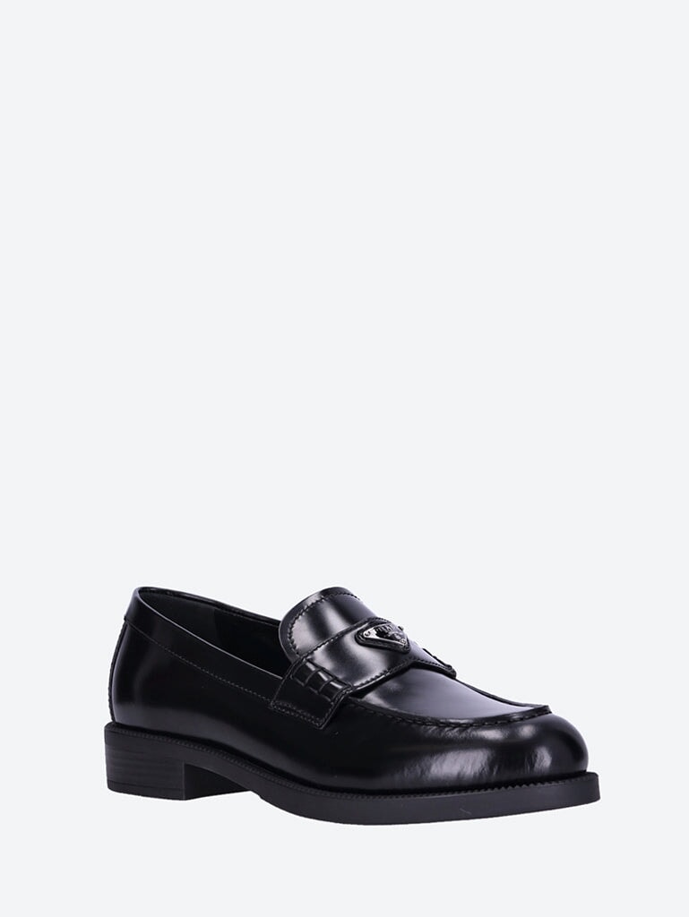 Brushed leather loafers 2