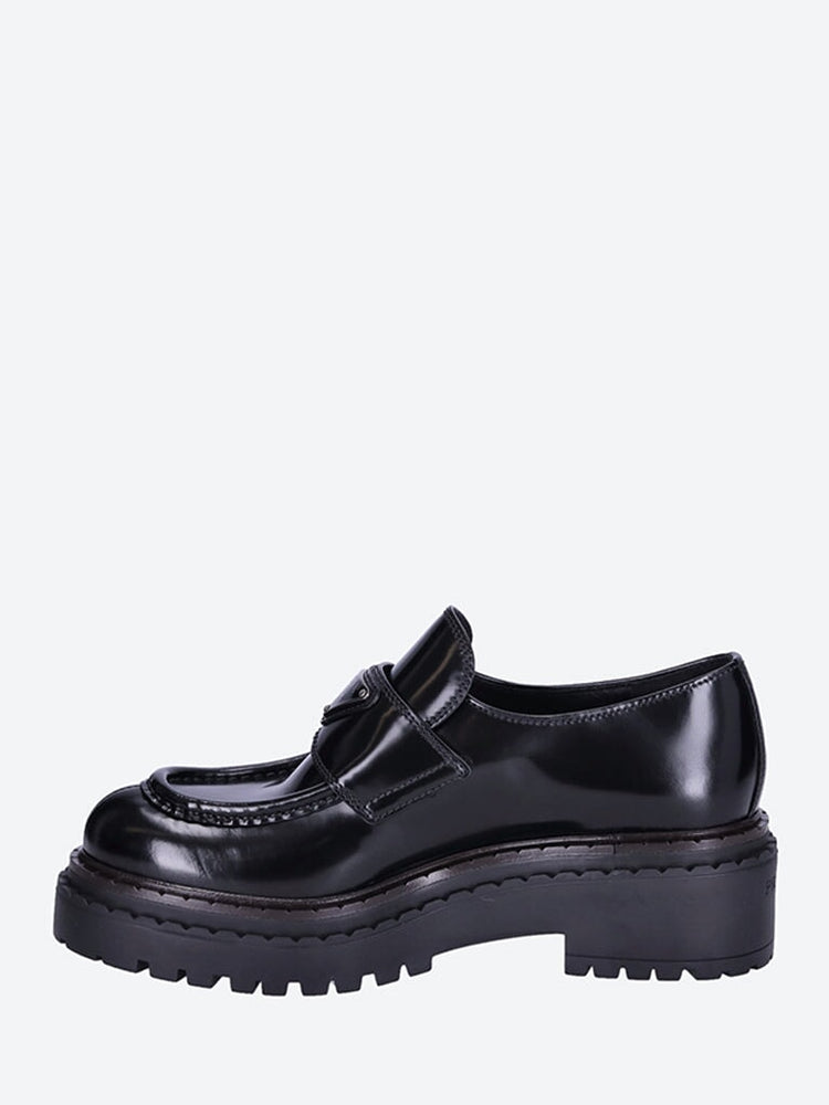 Brushed leather loafers 4