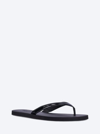 Brushed leather thongs