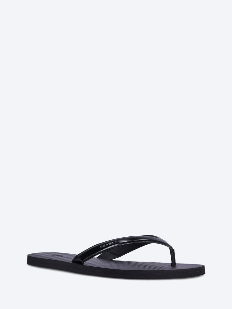 Brushed leather thongs 2