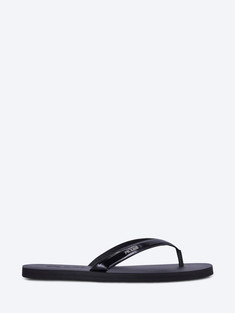 Brushed leather thongs 1