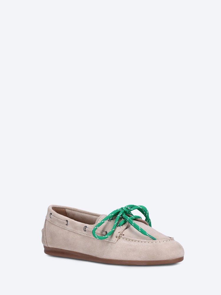 Brushed suede boat loafers 2
