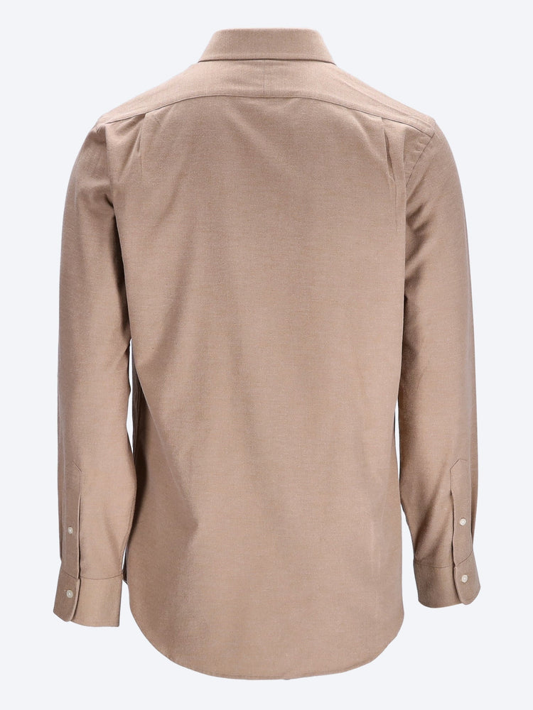 Brushed twill long sleeve shirt 3