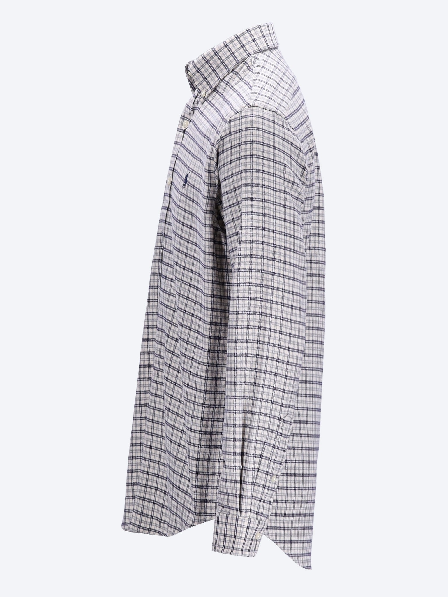 Brushed twill long sleeve shirt 2