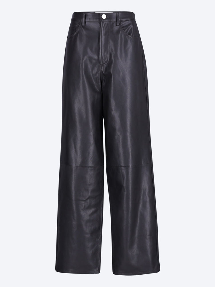 Bruun – Baggy-Hose aus Leder 1