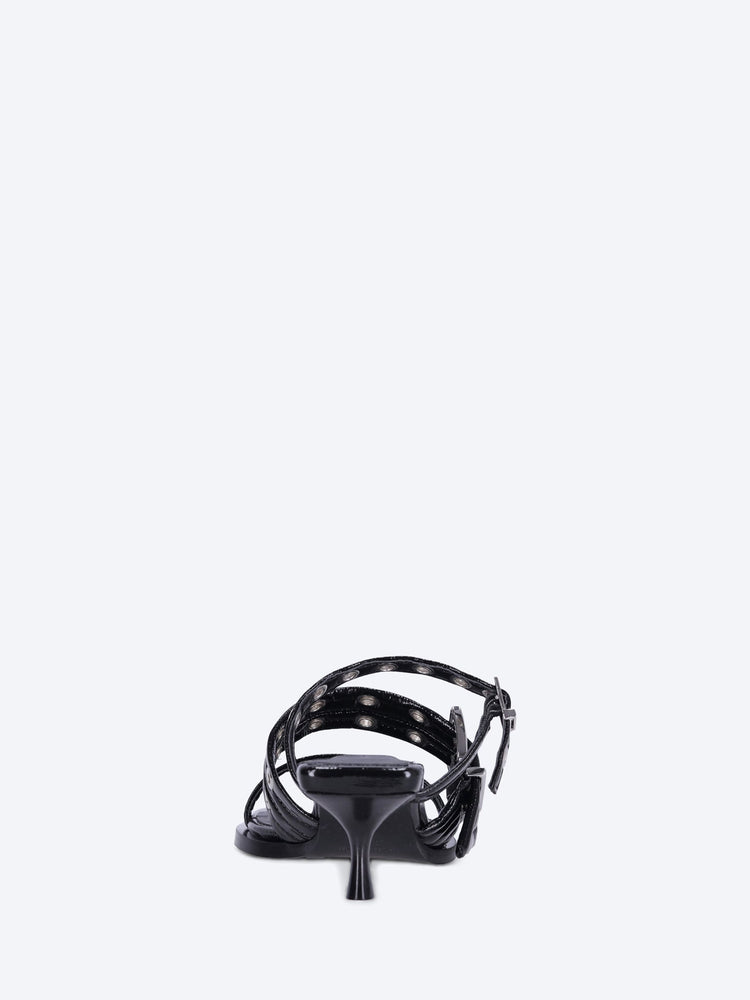 Buckle strap mules 5