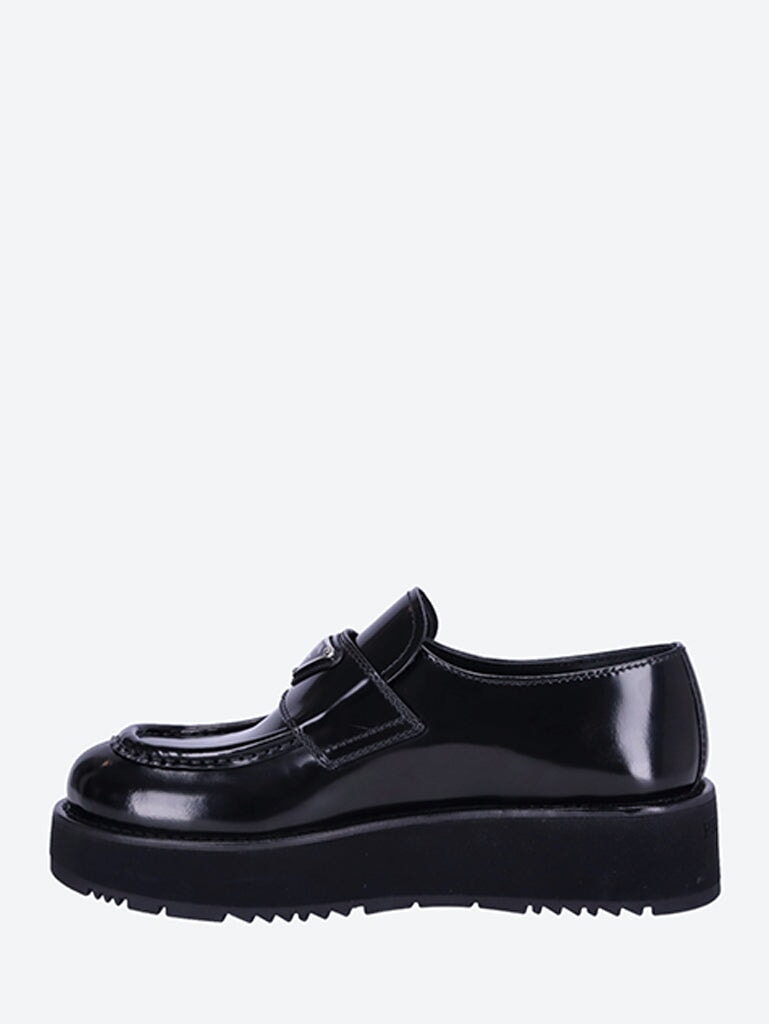 Bushed leather loafers 4