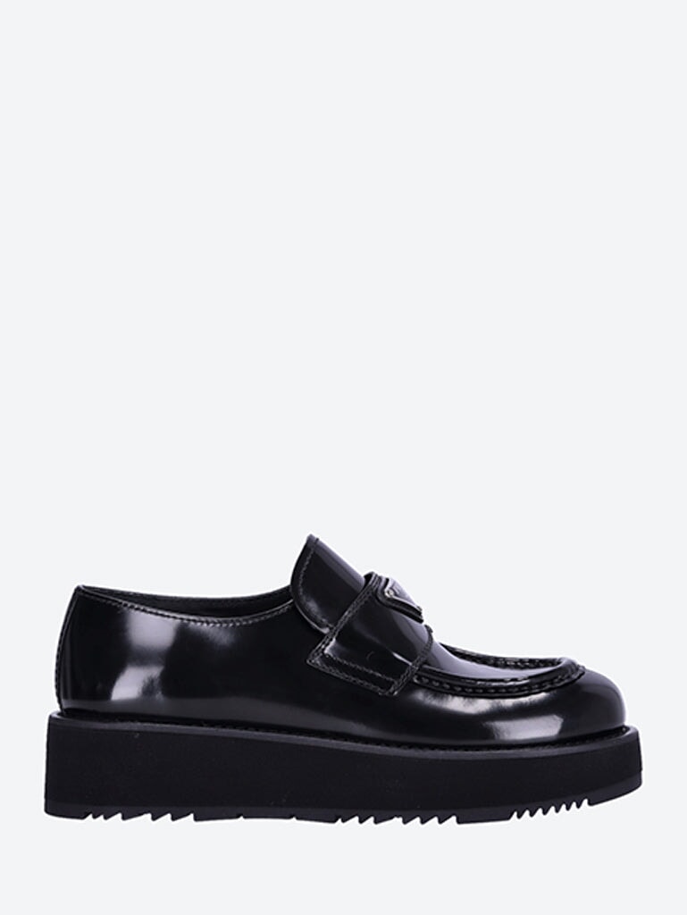 Bushed leather loafers 1