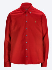 Chemise ami de coeur boutonnée ton sur ton ref: