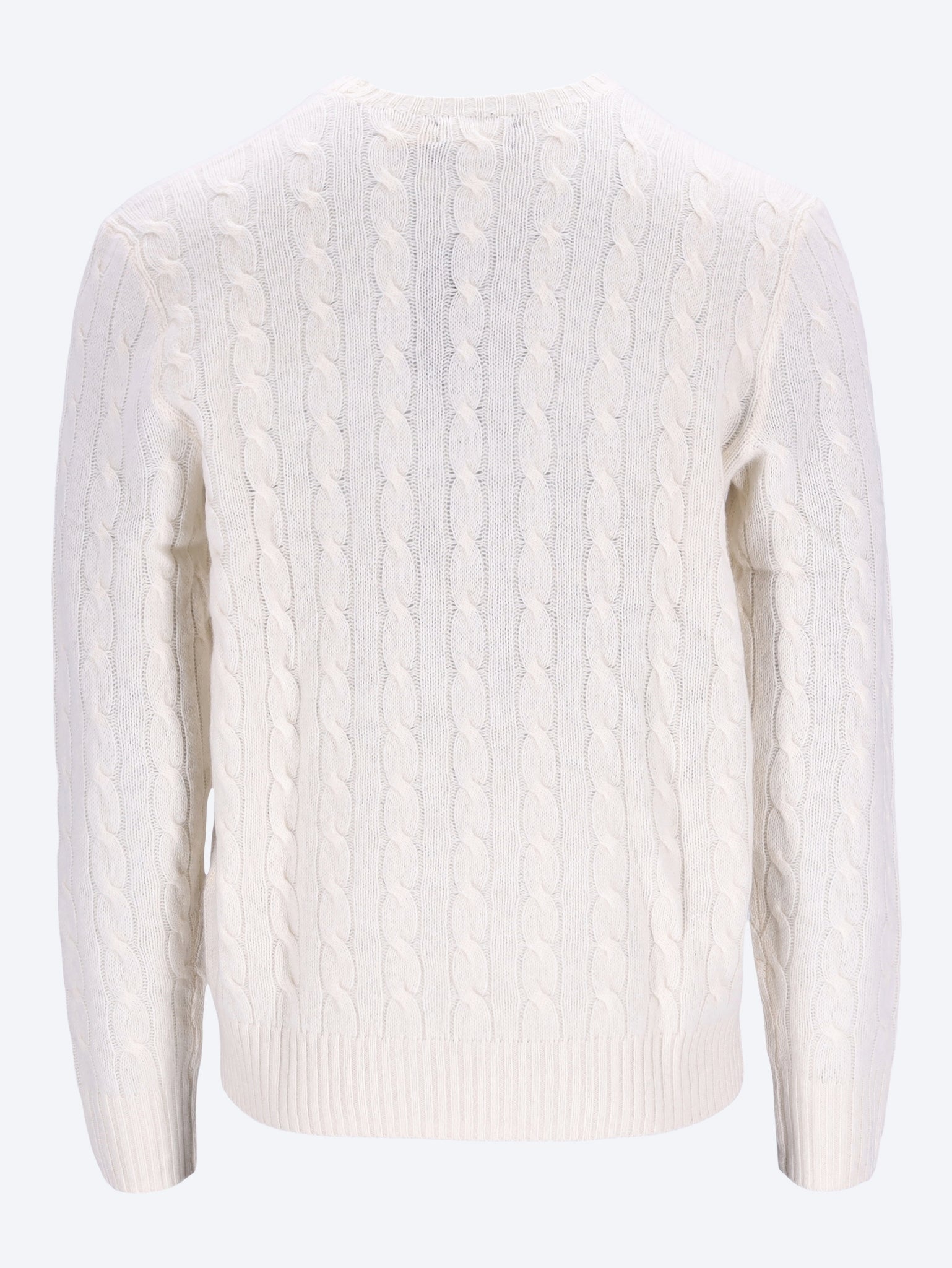 Cable knit crewneck sweater 3