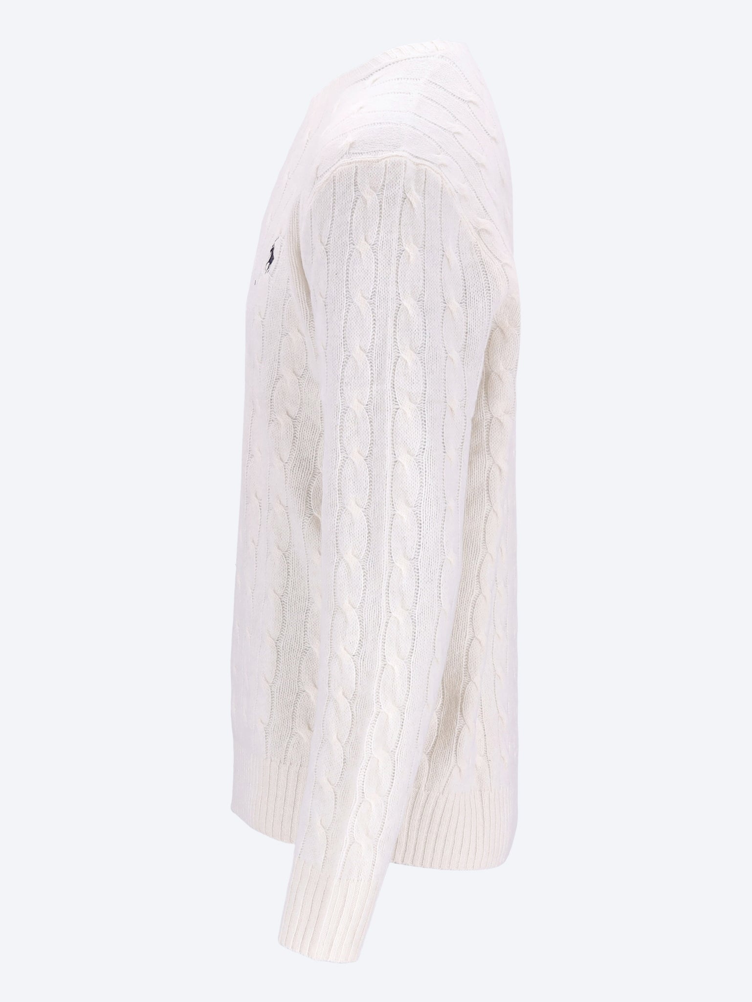 Cable knit crewneck sweater 2