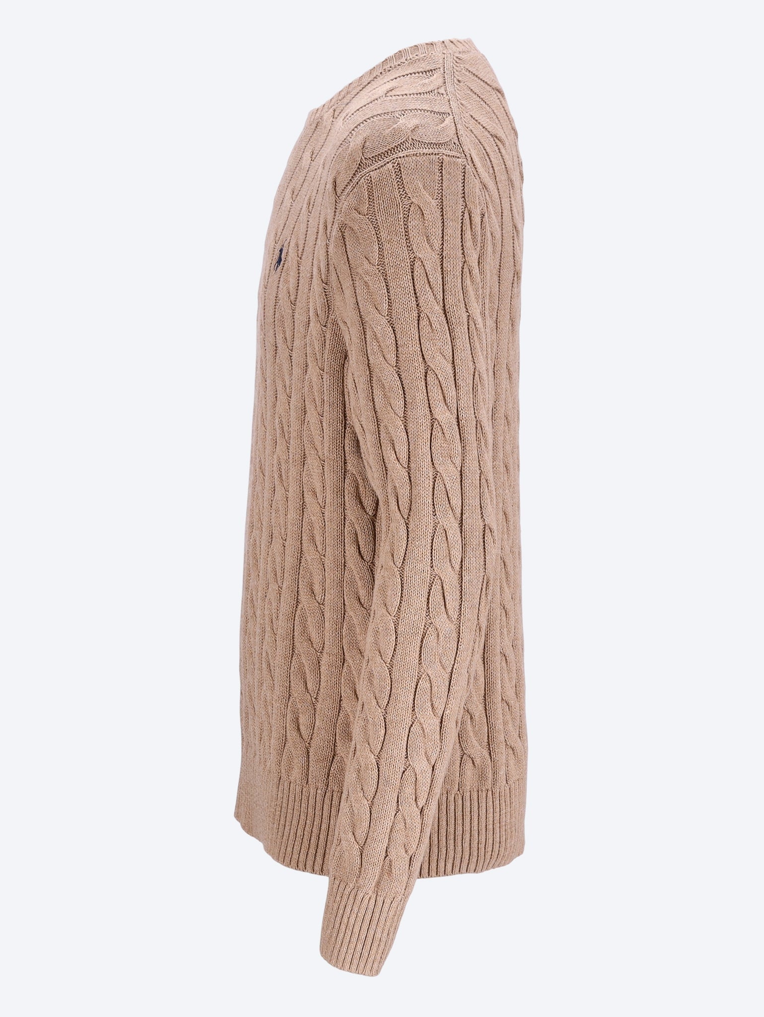Cable knit crewneck sweater 2