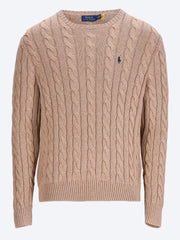 Cable knit crewneck sweater ref: