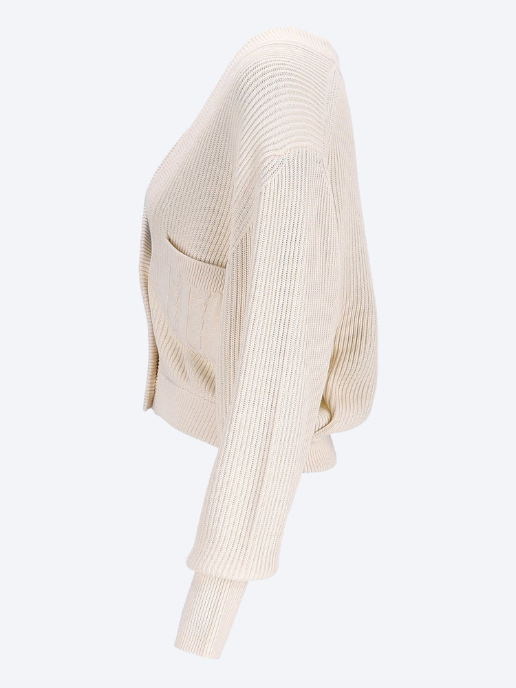 Cable pocket cardigan 2